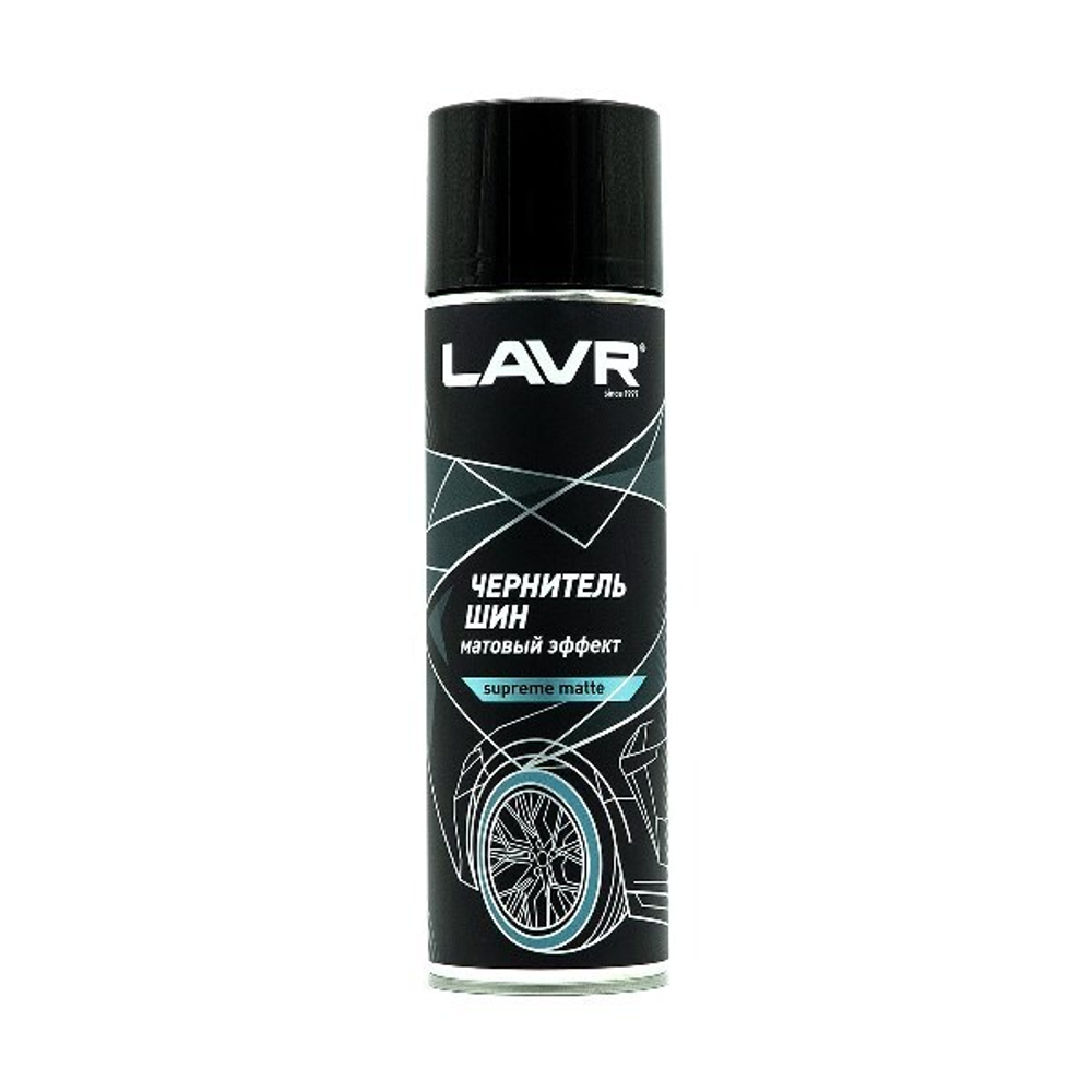 Чернитель шин матовый LAVR Black tire matte 650 мл LN1433