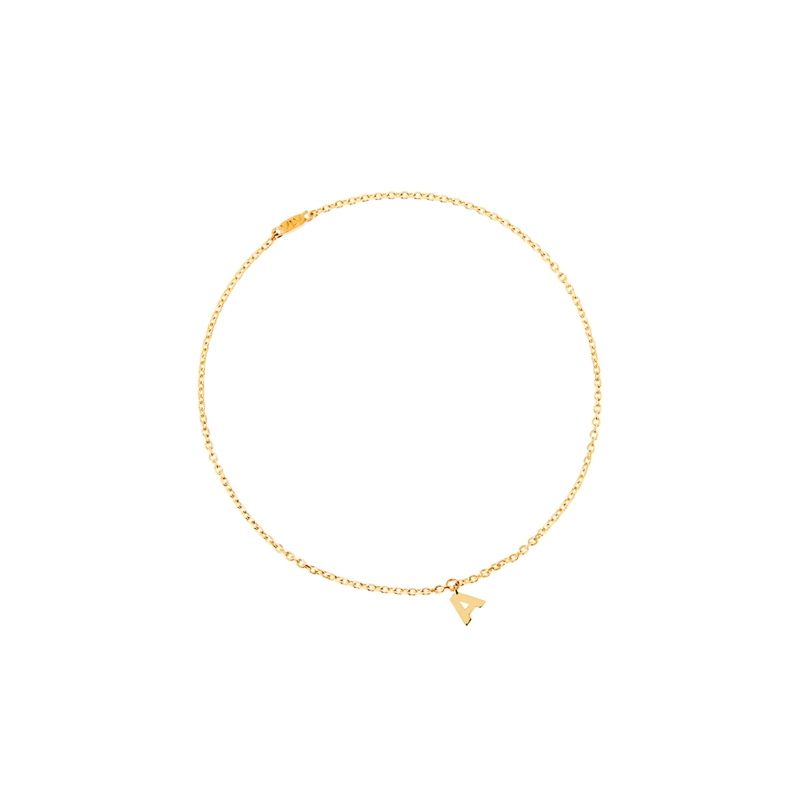 Вечный браслет Персонализация с Буквой – Золото