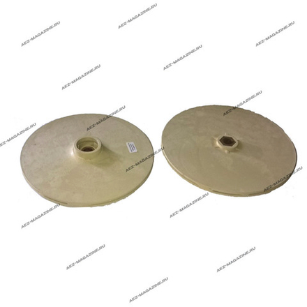 Крыльчатка для насоса пластиковая D-165x12мм, H-24мм, толщина юбки 8мм