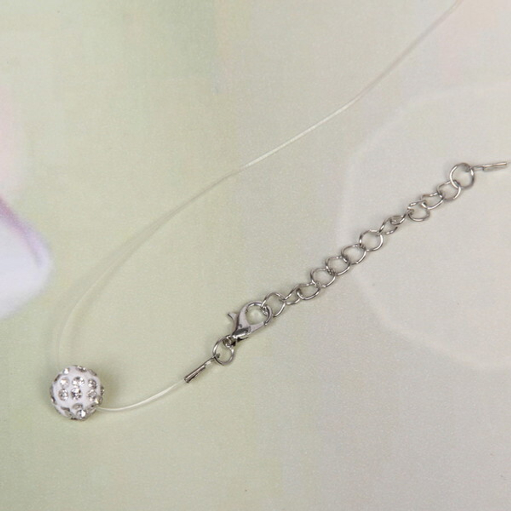 Подвеска на шею на леске «Emerald - Шамбала», цвет белый, d-0.9мм