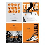 Тетрадь А5 18л. клетка "Urban life" (BG)