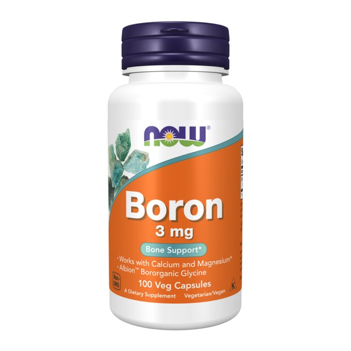 Бор 3 мг, Boron 3 mg, Now Foods, 100 капсул