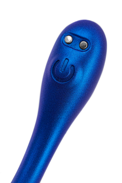 Виброяйцо L'Eroina APP CHOPPY с управлением от приложения и пульта силикон, синий, 21 см