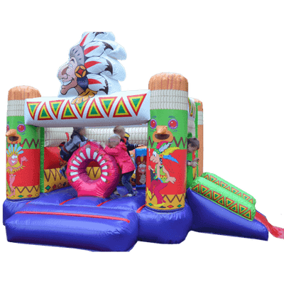 Коммерческий надувной батут "Индеец"