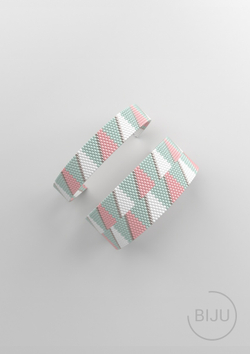 Схема PEYOTE, Схема браслета мозаичное плетение, узор из Miyuki Delica 11/0, файл PDF, №181