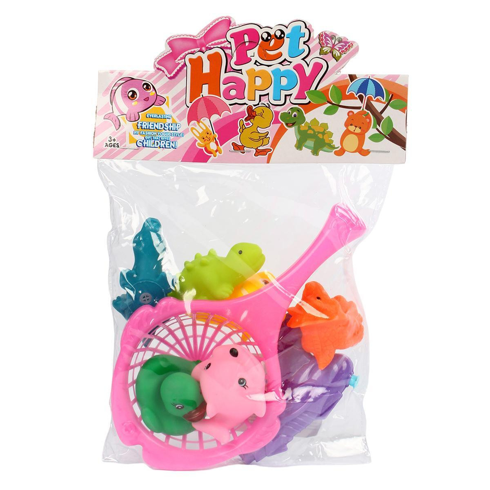 Набор игрушек для купания 8шт, пакет AY8016