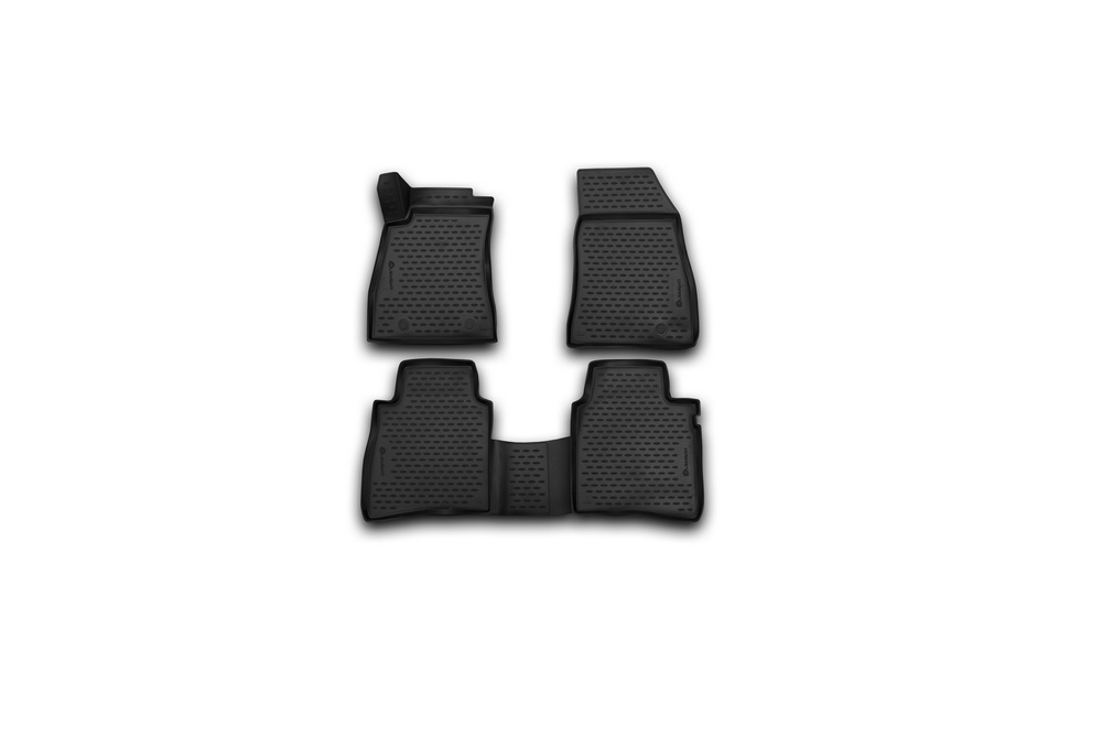 Коврики 3D в салон NISSAN Tiida, 2015-, 4 шт. (полиуретан) Element.NLC.36.56.210K
