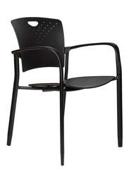 Стул Норден / Кельвин / Kelvin / черный пластик / черная база