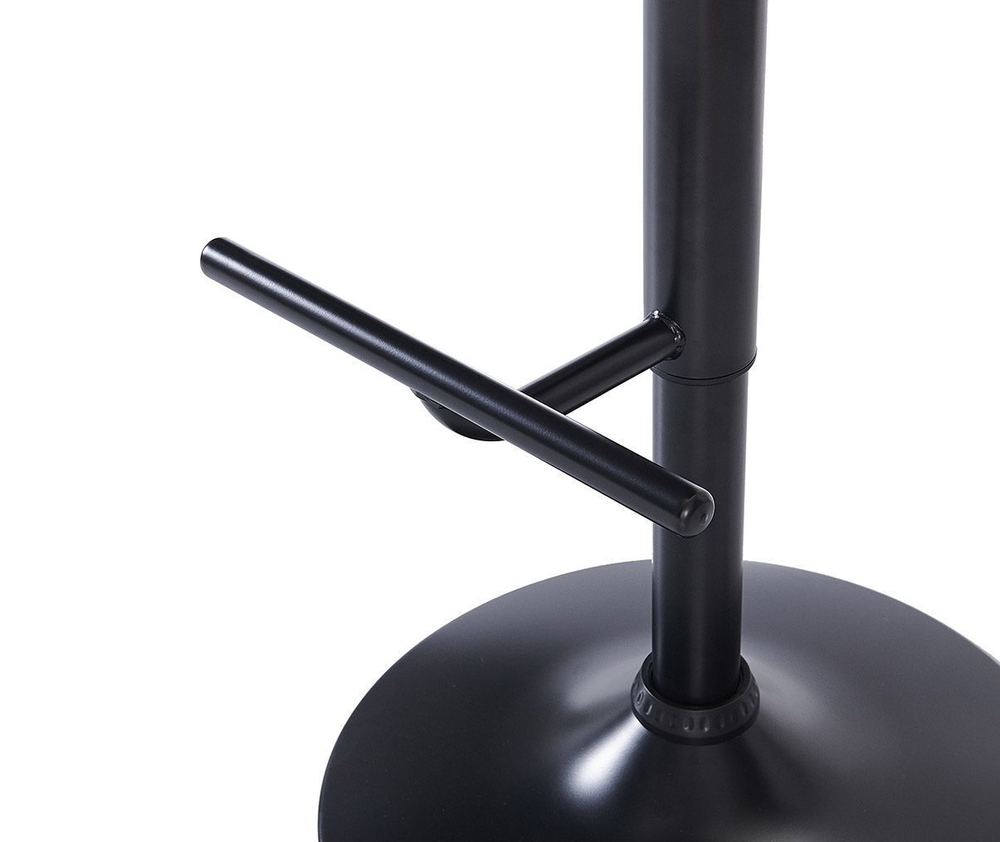 Стул барный JY1076 коричневый/черный