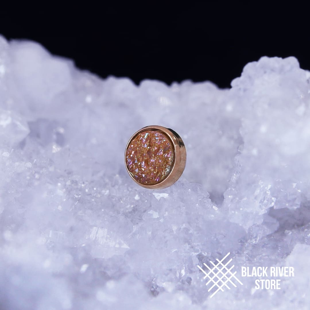 Накрутка SJ 739 Druse Low PVD Rose