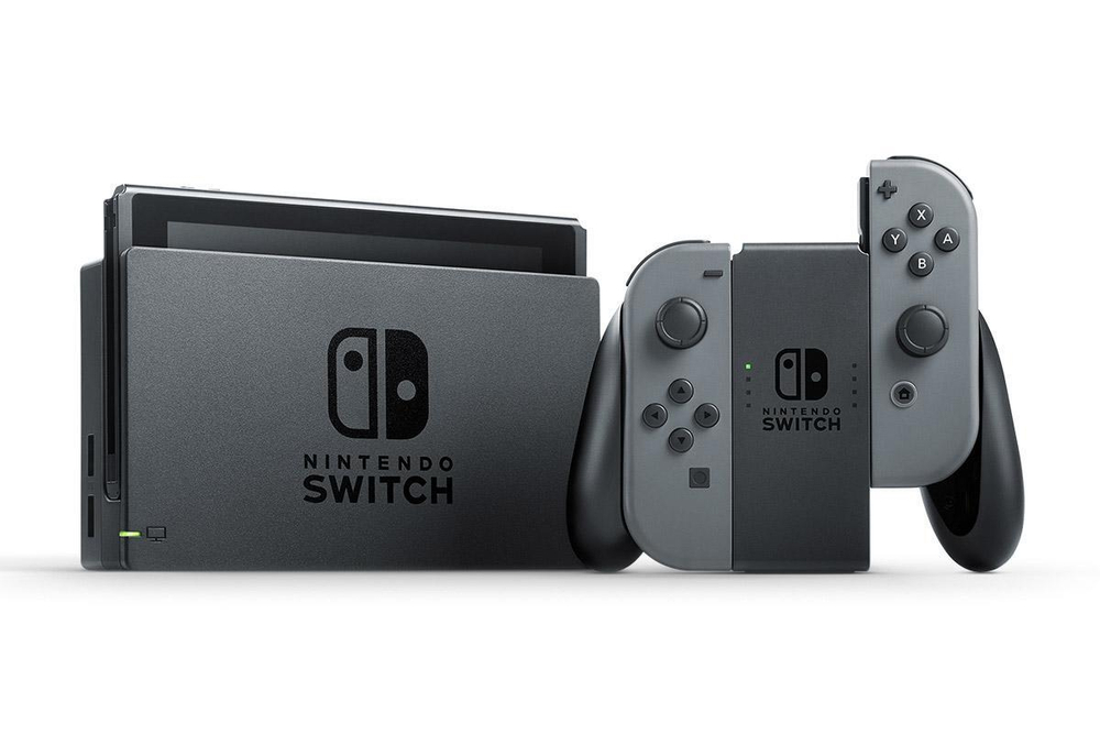 Nintendo Switch V2 (серый) Новый
