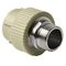 Муфта TEBO сер. PP-R комбинированная 20x3/4quot; НР (20/120), арт. 031020603