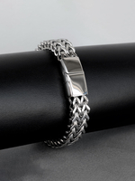 Мужской браслет из стали с магнитной застежкой