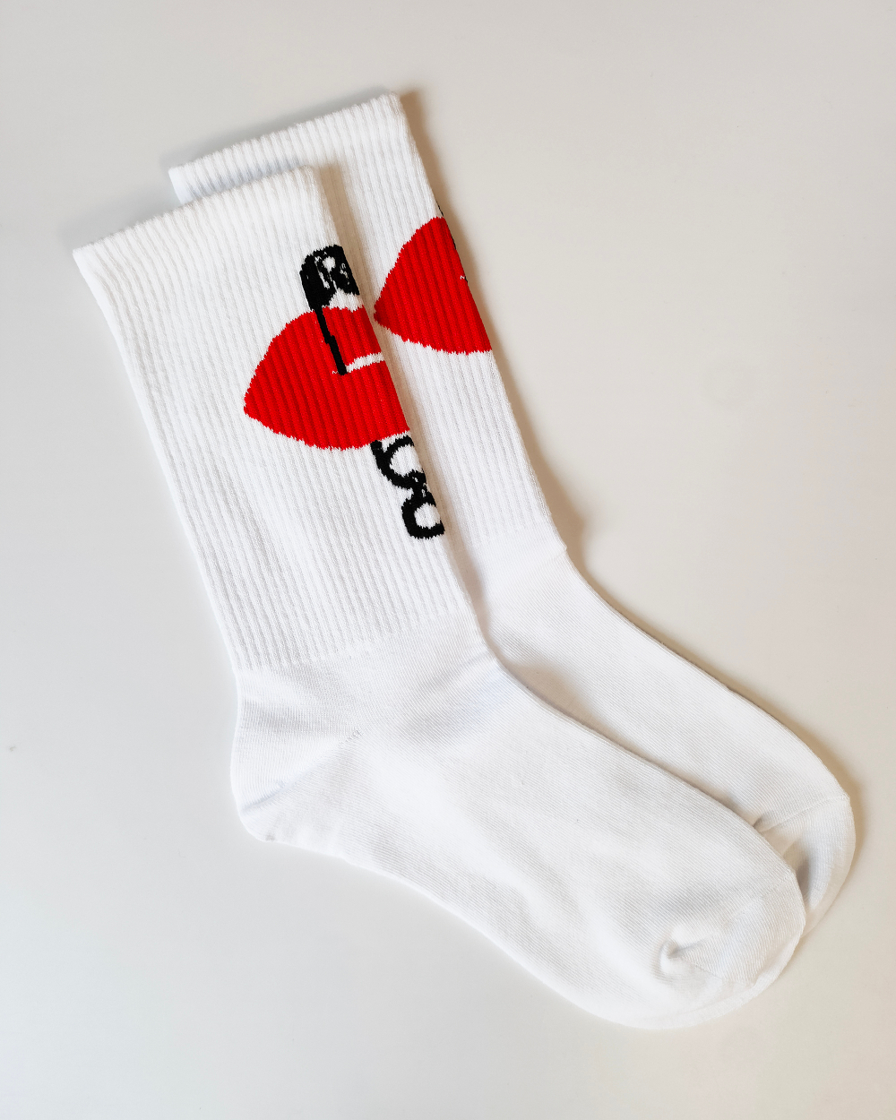 Носки р.35-40 "Абстракция" Red Lipstick