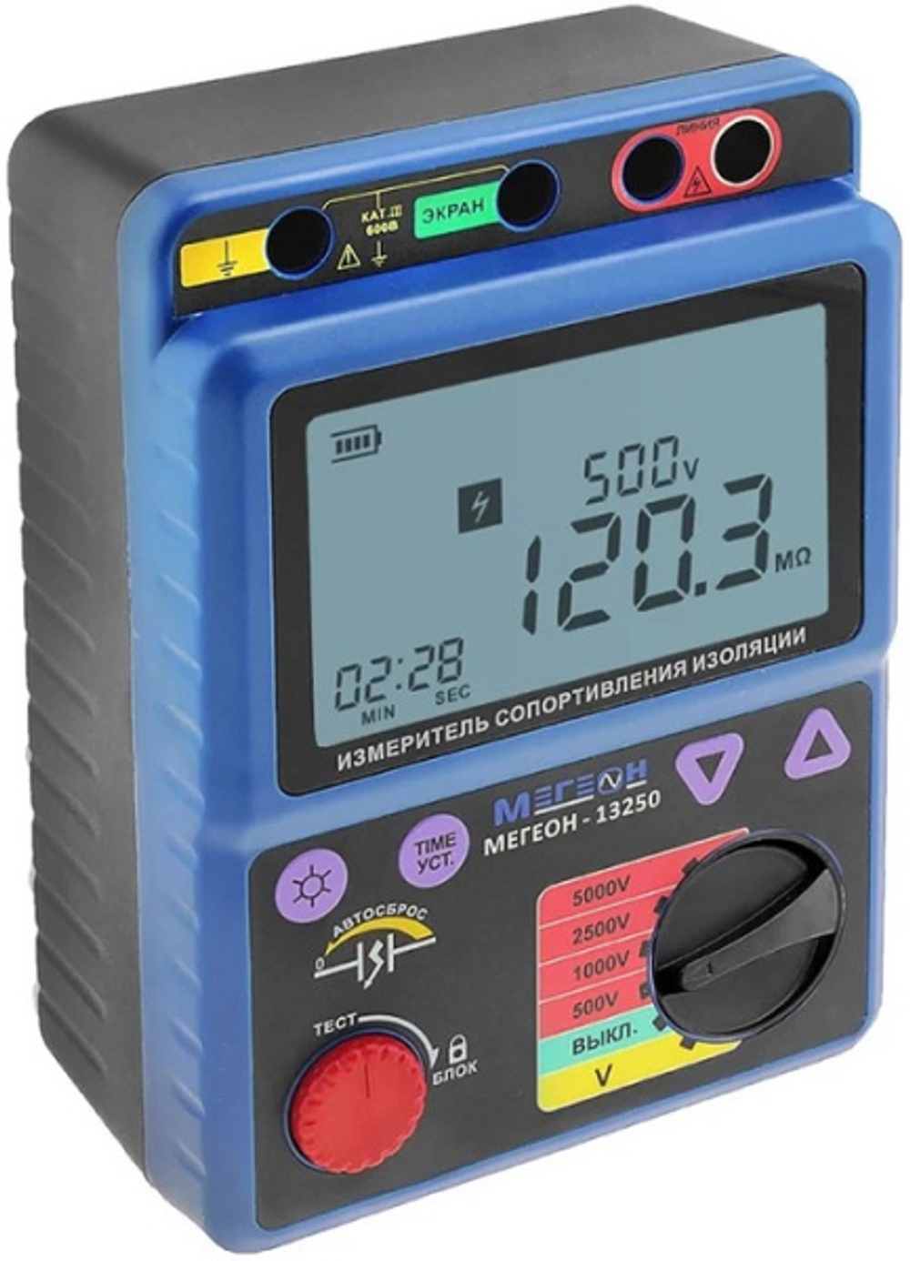 Измеритель сопротивления изоляции МЕГЕОН 13250