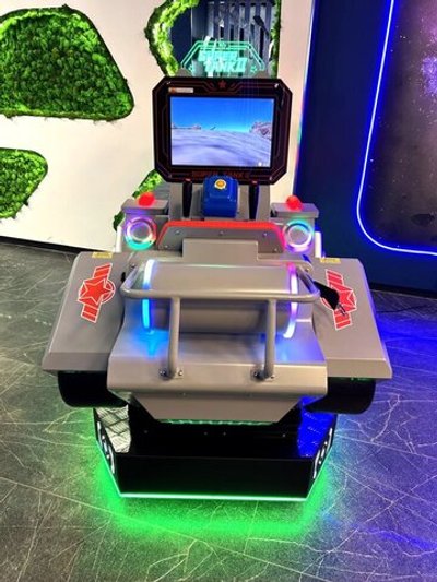 Детский игровой автомат с видео игрой "Супер Танки"
