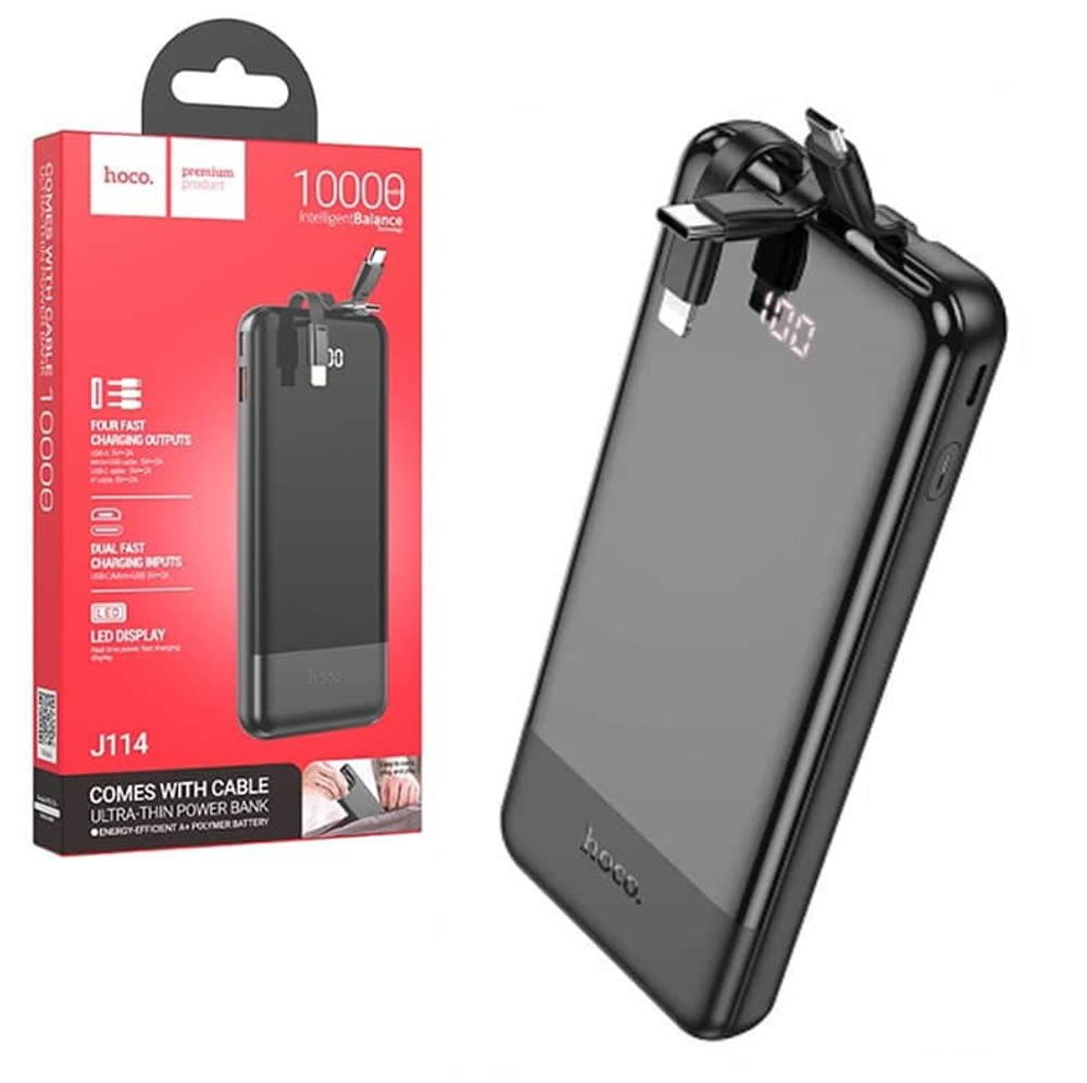 Портативный аккумулятор HOCO J114 10000 mAh (черный)