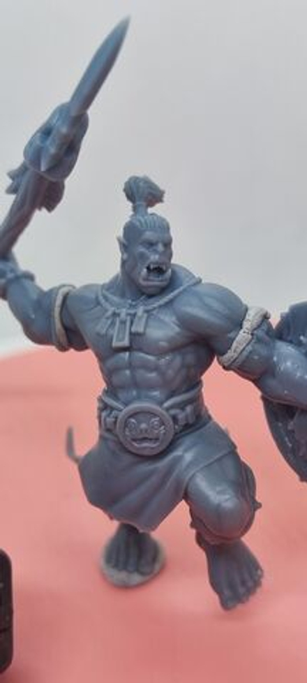 Орк воин №3 ДнД DnD миниатюры из набора "Орки Саланаара"