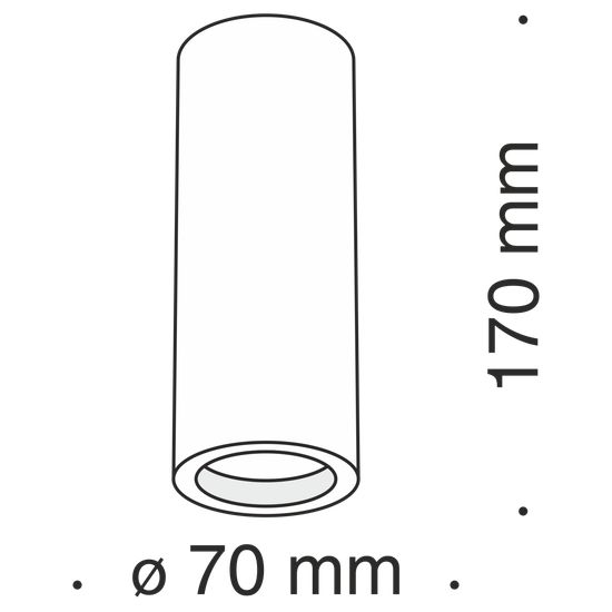 Потолочный светильник Technical C004CW-01W