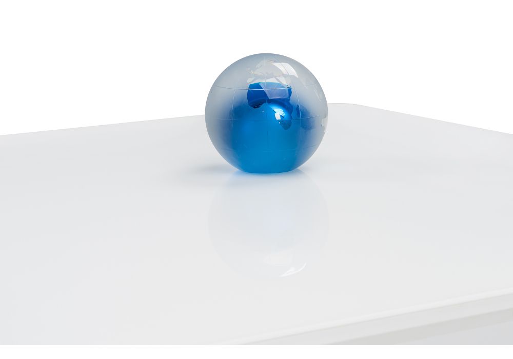 Стол на тумбе Санса 140(180)х80х76 грей / белая шагрень / грей