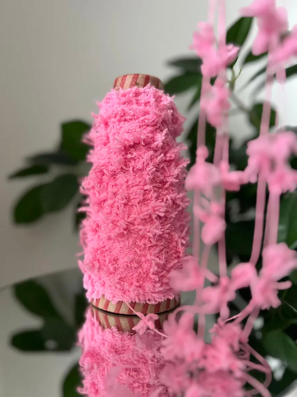 Пряжа Единорог UNICORN мультиколор с шишибриками 50 g