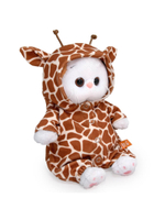 Мягкая игрушка Кошечка Ли-Ли в комбинезоне "Жираф" 20 см LB-115