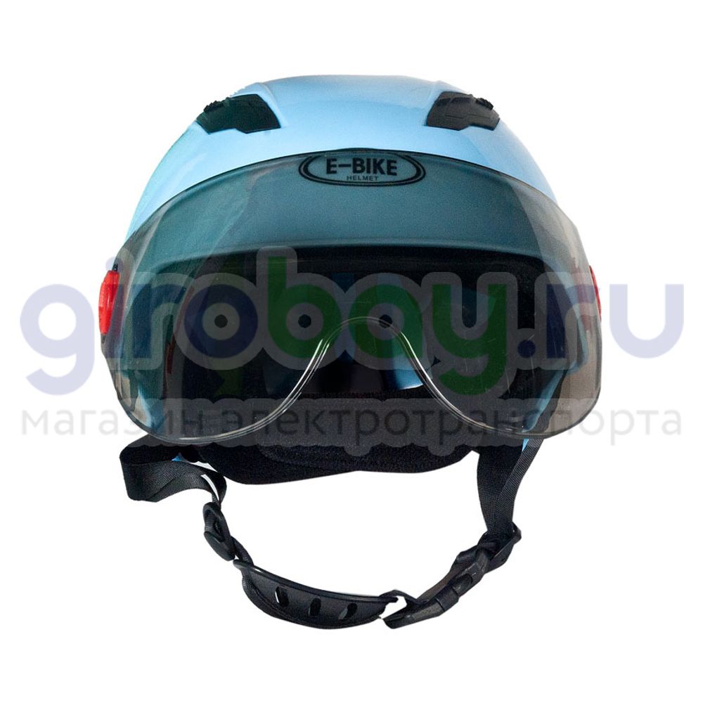 Шлем открытый Helmet (голубой) фото 1 фото №3