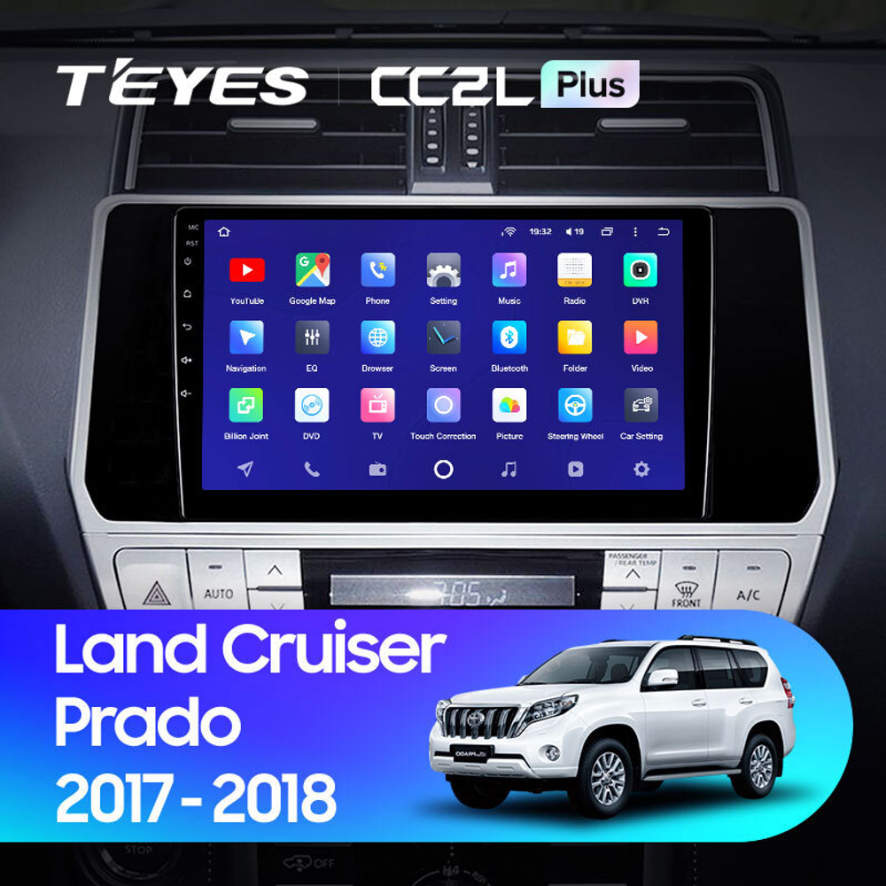 Teyes CC2L Plus 10.2" для TLC Prado 2017-2018