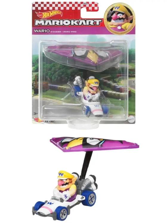Машинка MarioKart Хот Вилс Wario GVD30 HDB42