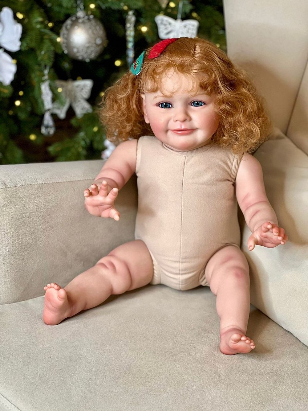 Кукла Реборн мягконабивная 60см в пакете (FA-601)