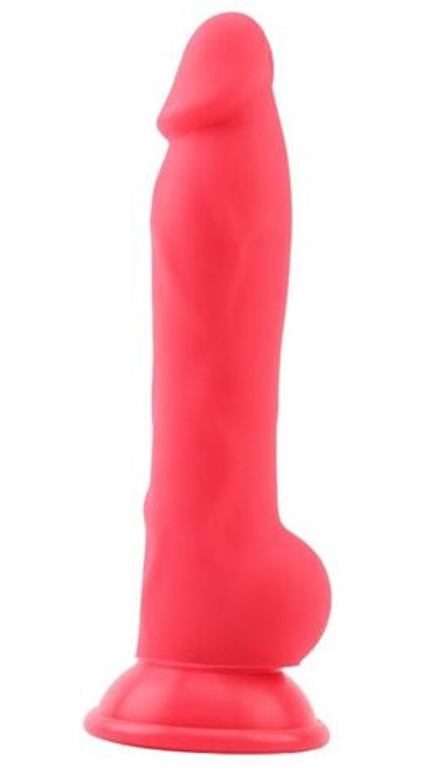 Красный фаллоимитатор Rick.G - 22,6 см. (Цвет: красный)