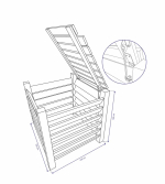 Компостер Compobox CB-1001, 600 л, дерево