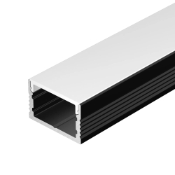 Профиль SL-SLIM15-H10-3000 BLACK (Arlight, Алюминий) 065380