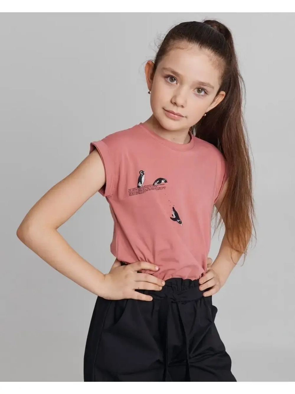 Футболка для девочки хлопковая