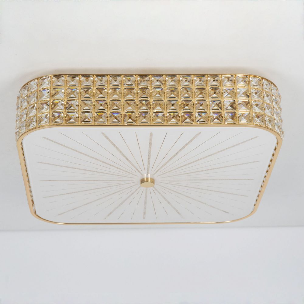 Citilux Портал CL324282 Люстра хрустальная Золото