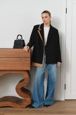 ПИДЖАК «SMART CASUAL» ЧЕРНЫЙ|ПЕСОЧНО-БЕЖЕВЫЙ