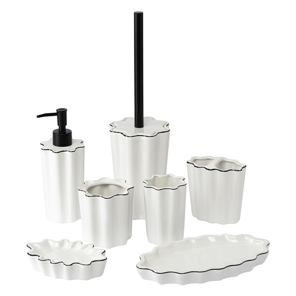 Стакан для зубных щеток Camellia, белый