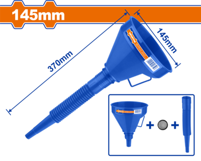 Воронка гибкая 145 мм 2 в 1 (50) WADFOW WUF1302