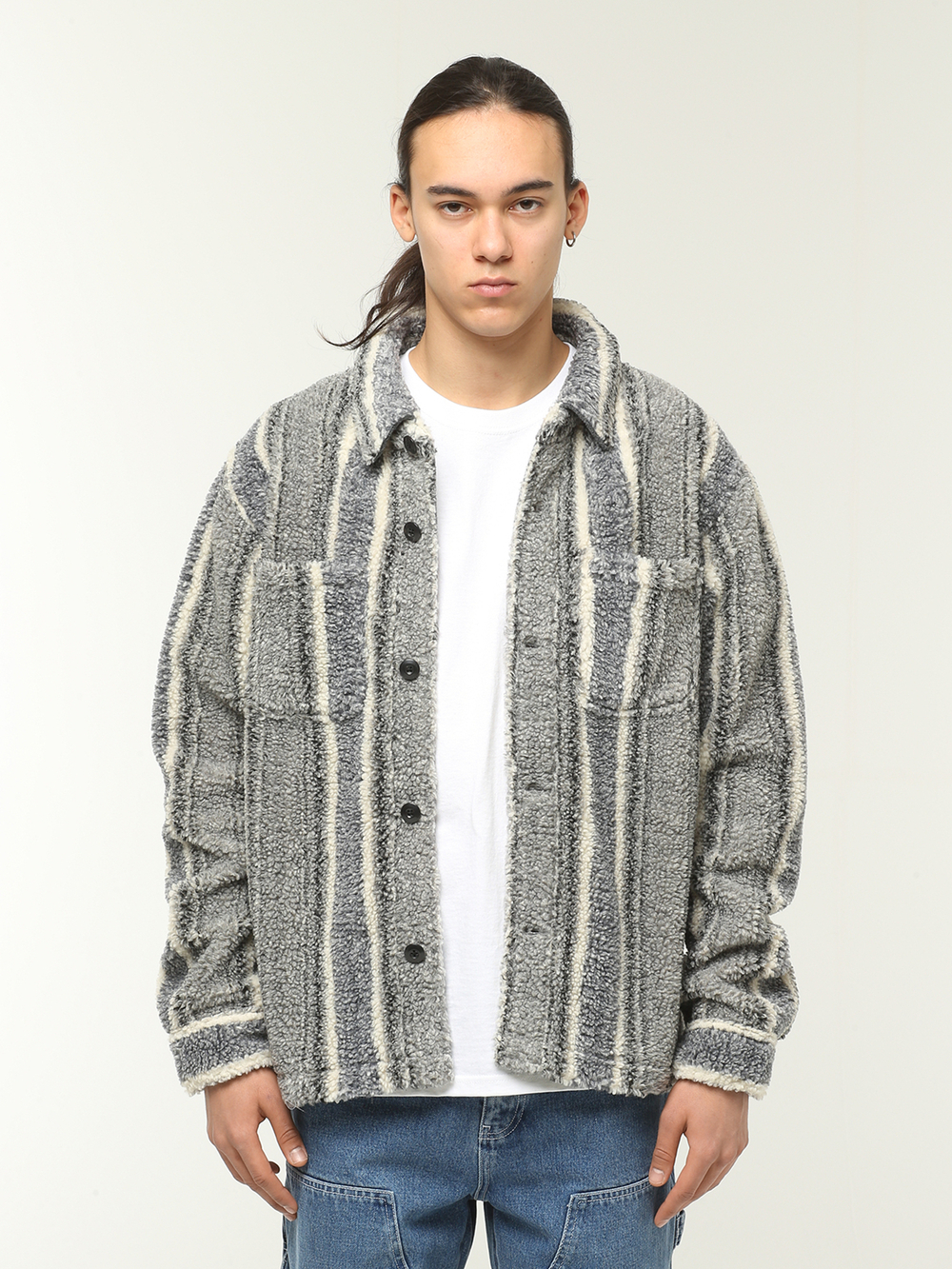 Рубашка Stripe Sherpa