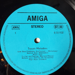 Винтажная виниловая пластинка LP Studio Orchester Traum Melodien (ГДР 1983) El Condor Pasa