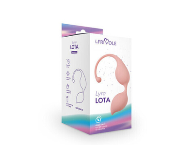 Вагинальные шарики Lota, цвет персиковый (LYRA) (Цвет: розовый)