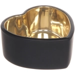 Подсвечник «Heart» 8*7,5*4см цвет черный с золотом