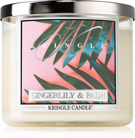 Kringle Candle Gingerlily & Palm - ароматическая свеча /   411  g  / GTIN 846853070094