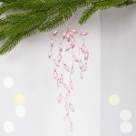 Ветка декоративная «Шарм» 27 см, Розовый