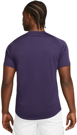 Мужская теннисная футболка Nike Court Dri-Fit Victory - purple ink/purple ink/white