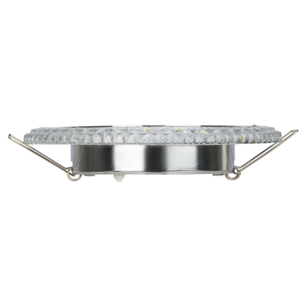 Светильник встраиваемый cо светодиодной подсветкой ЭРА DK LD26 SL/WH под лампу GX53 прозрачный | Встраиваемые LED светильники