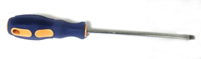 Отвертка резиновая синяя ручка
