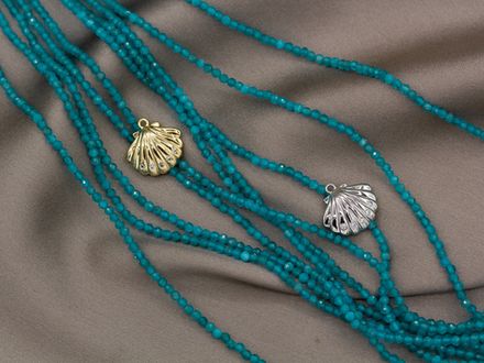 Нить бусин из апатита 2,2мм