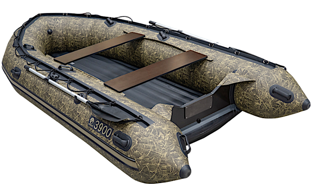 Лодка ПВХ Мастер Лодок Apache 3900НДНД КМФ -