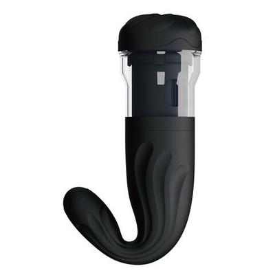 Мегамастурбатор-вагина с ротацией Breton (Цвет: черный)